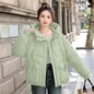 Women's Winter Korean Style Cotton Clothes Hooded Thickened Thermal Fashion Coats