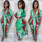 Striped Printed Long Sleeves Casual Sexy Dresses