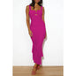 Hot Strap Fishtail Dress Holiday Zipper Dresses
