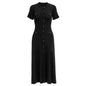 High Quality French Style Temperament Sleeve Hollow Thread Dresses