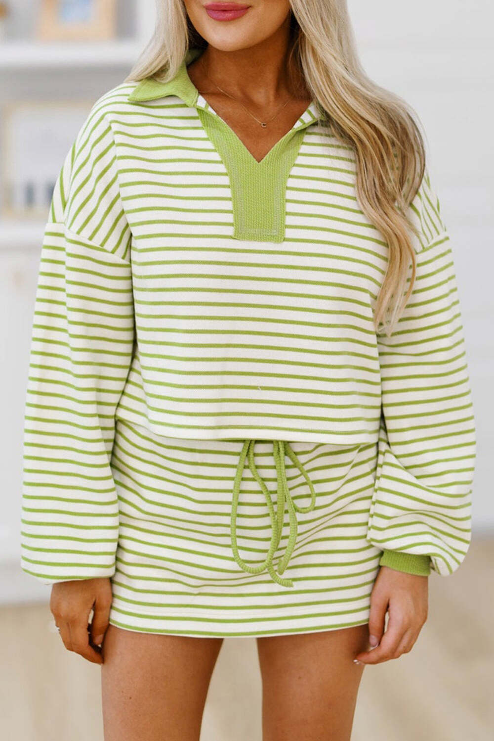 Women's Matching Long-sleeved Elastic Waist Safety Casual Suits