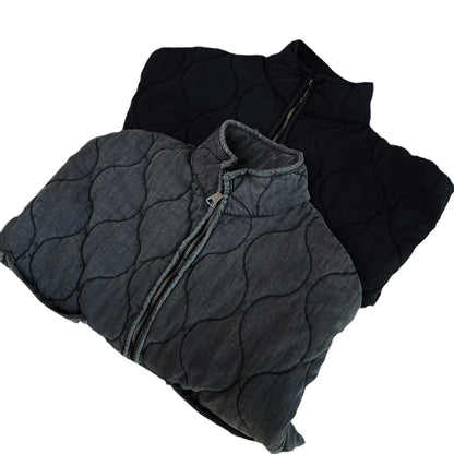 Women's Stand Collar Zipper Large Pocket Long Sleeve Coats