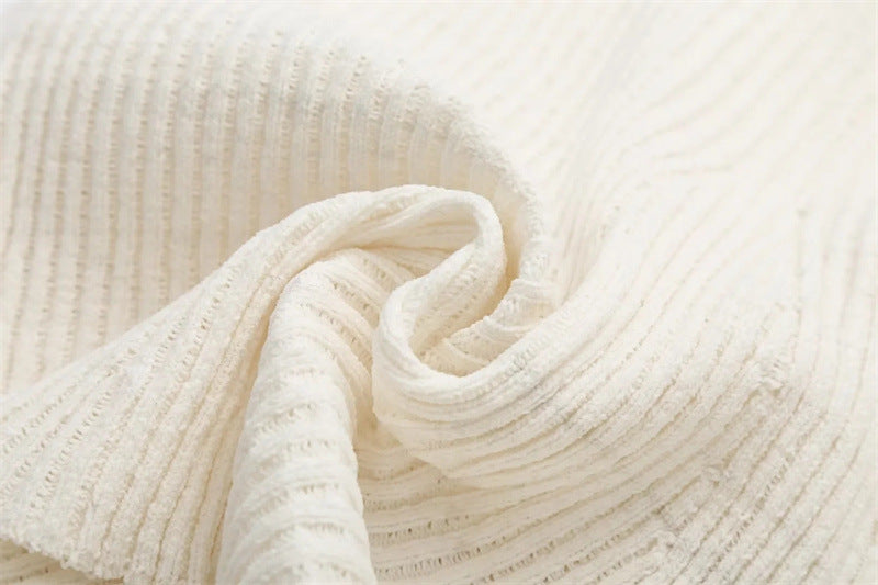 Women's Simple Style Thread Knitted Long Sleeve Clothing