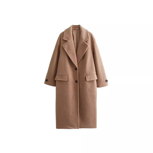 French Style Temperament Personality Fashion Neutral Coats