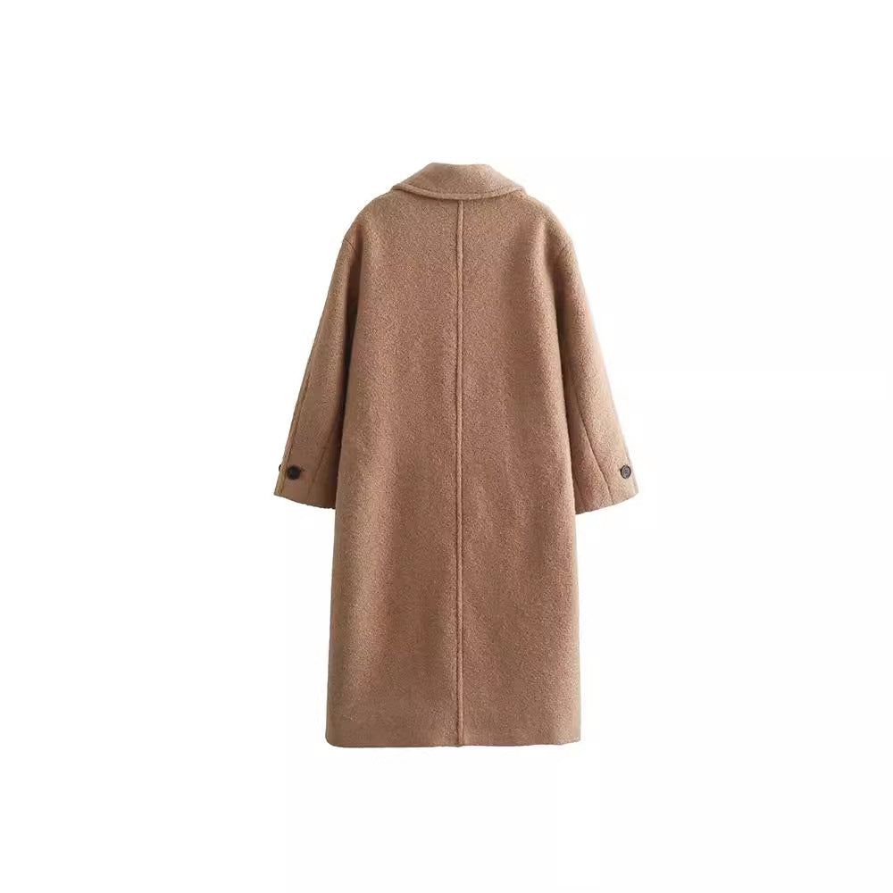 French Style Temperament Personality Fashion Neutral Coats