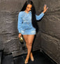 Women's Stretch Denim Dress Fashion Wear Washed Skirts