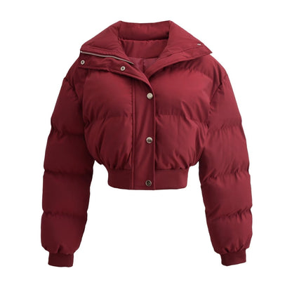 Women's Slimming Polo Collar Solid Color Long Coats