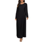 Muslim Basic Style Long Sleeve Inner Dresses