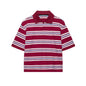 Fashion Striped Sleeve T-shirt Low Waist Suits