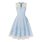 Women's Summer Dress Waist Slimming Temperament Small Mesh Dresses