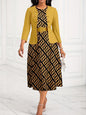 Attractive Fashion Creative Printed Two-piece Dress Dresses