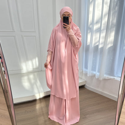 Attractive Large Swing Solid Color Two-piece Suits