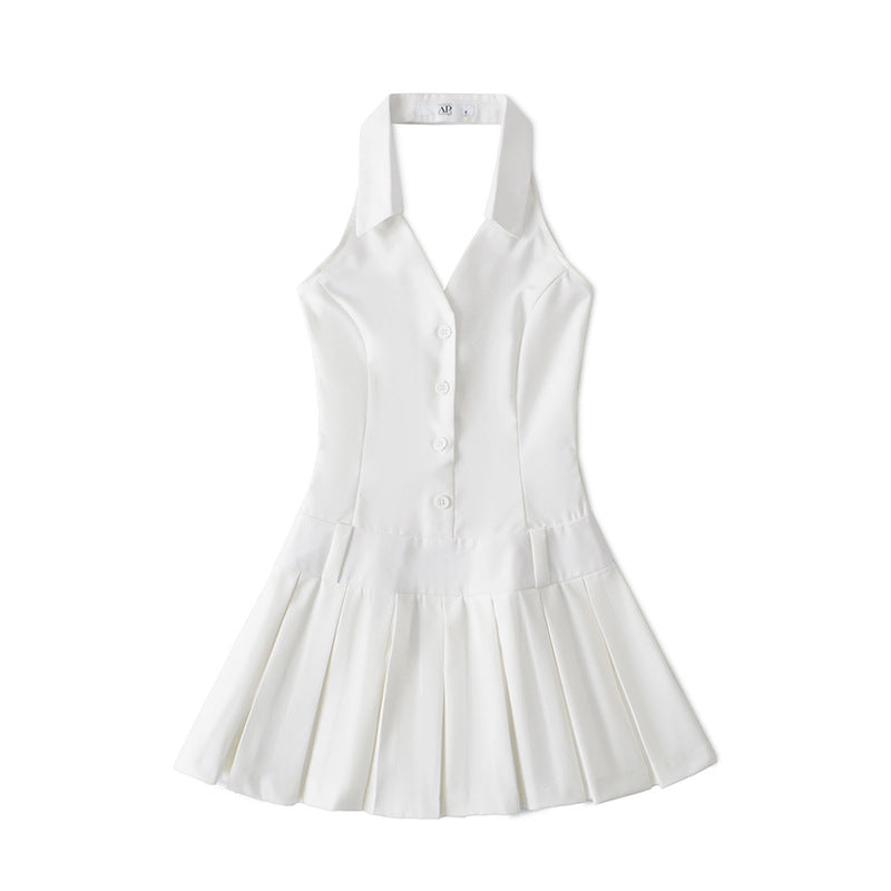 Women's Summer Sexy Slim Fit Backless Sleeveless Dresses