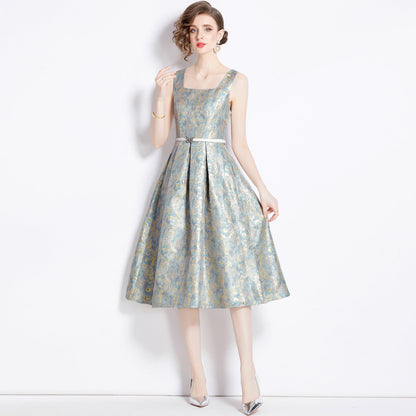 Women's Light Luxury High-grade Hepburn Style Temperament Long Dress Skirts