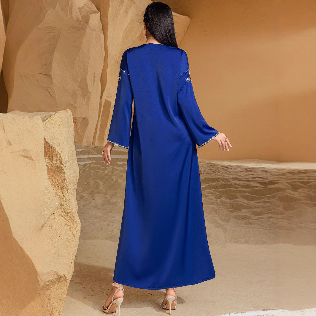 Dream Blue Saudi Arabia Diamond Dress Dresses