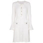 Quality Autumn Long Sleeve Elastic Knitted Dresses