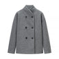 Color Woolen Overcoat Casual Temperament British Coats