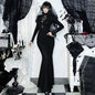 Long-sleeved Fishtail Dress Autumn Versatile Dark Style Dresses