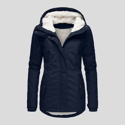 Women's Winter Thickened Cotton Padded Parka Warm Coats