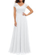 Classic Dress Lace Long Patchwork Noble Dresses