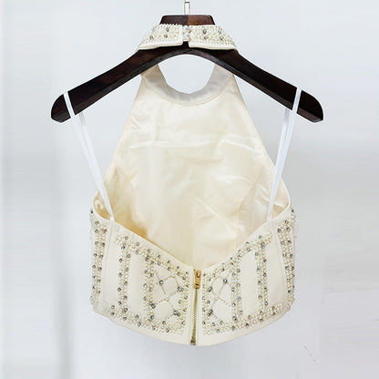 Classic Fashion Bead Diamond Metal Sheet Suits