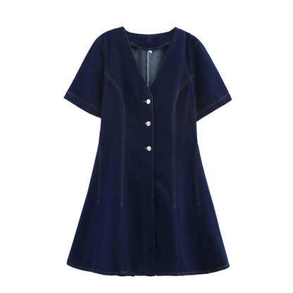 Women's Spring Casual Denim Simple Elegant Dress Dresses
