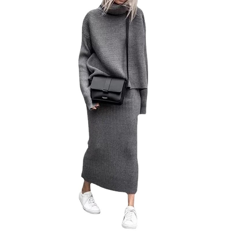 Women's Autumn Casual Loose Fashion Long Two-piece Suits