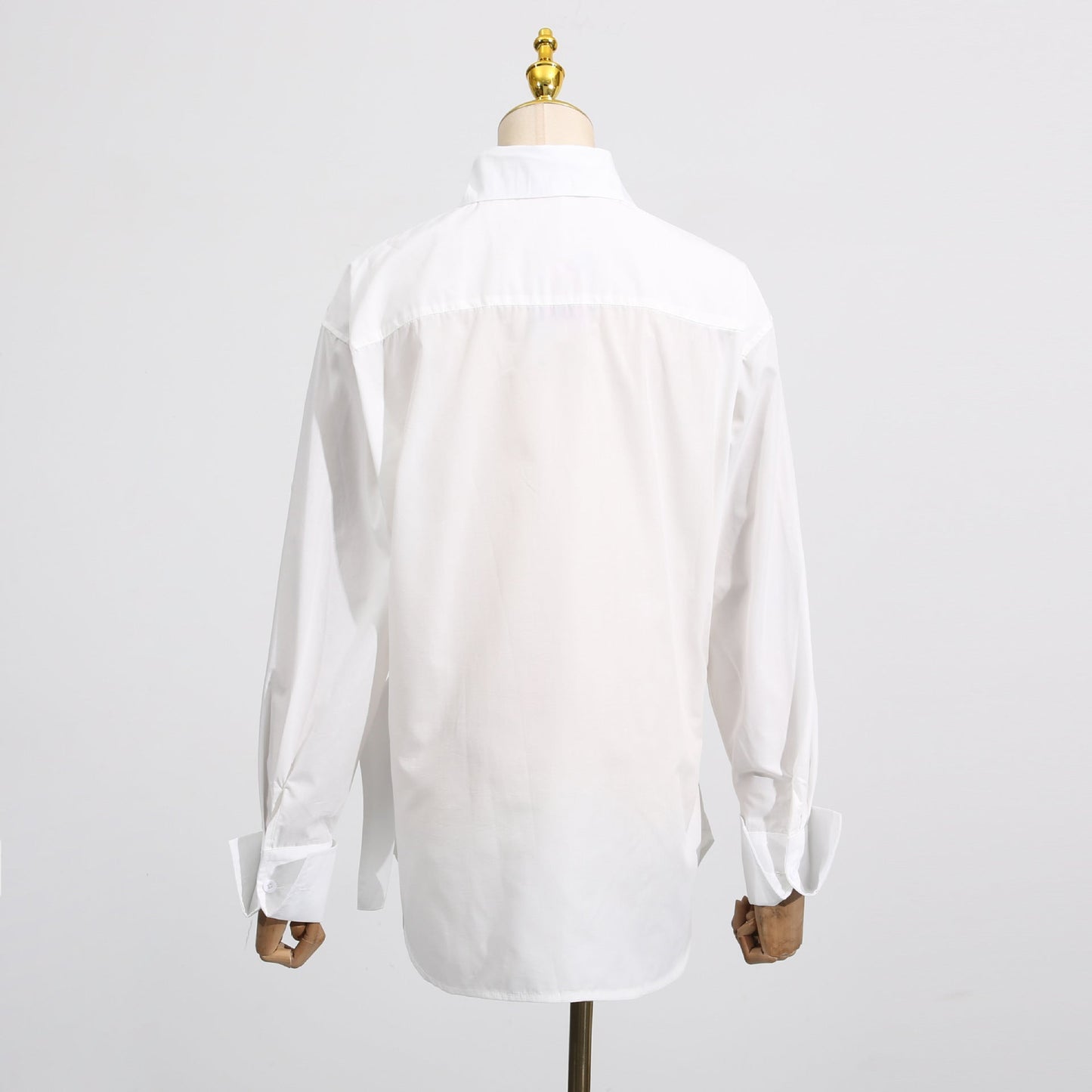 Women's Fashion Temperament Leisure Style Pleated Design Tops