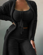 Women's Comfortable Fashion Casual Plush Trousers Suits