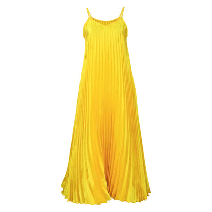 Women's Sling Pleated Sexy Fashion A- Line Dresses