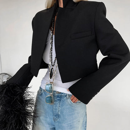 High-grade Small Stand-up Collar Fashion Niche Coats