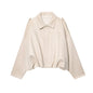 Women's Attractive Suede Texture Effect Bomber Jackets