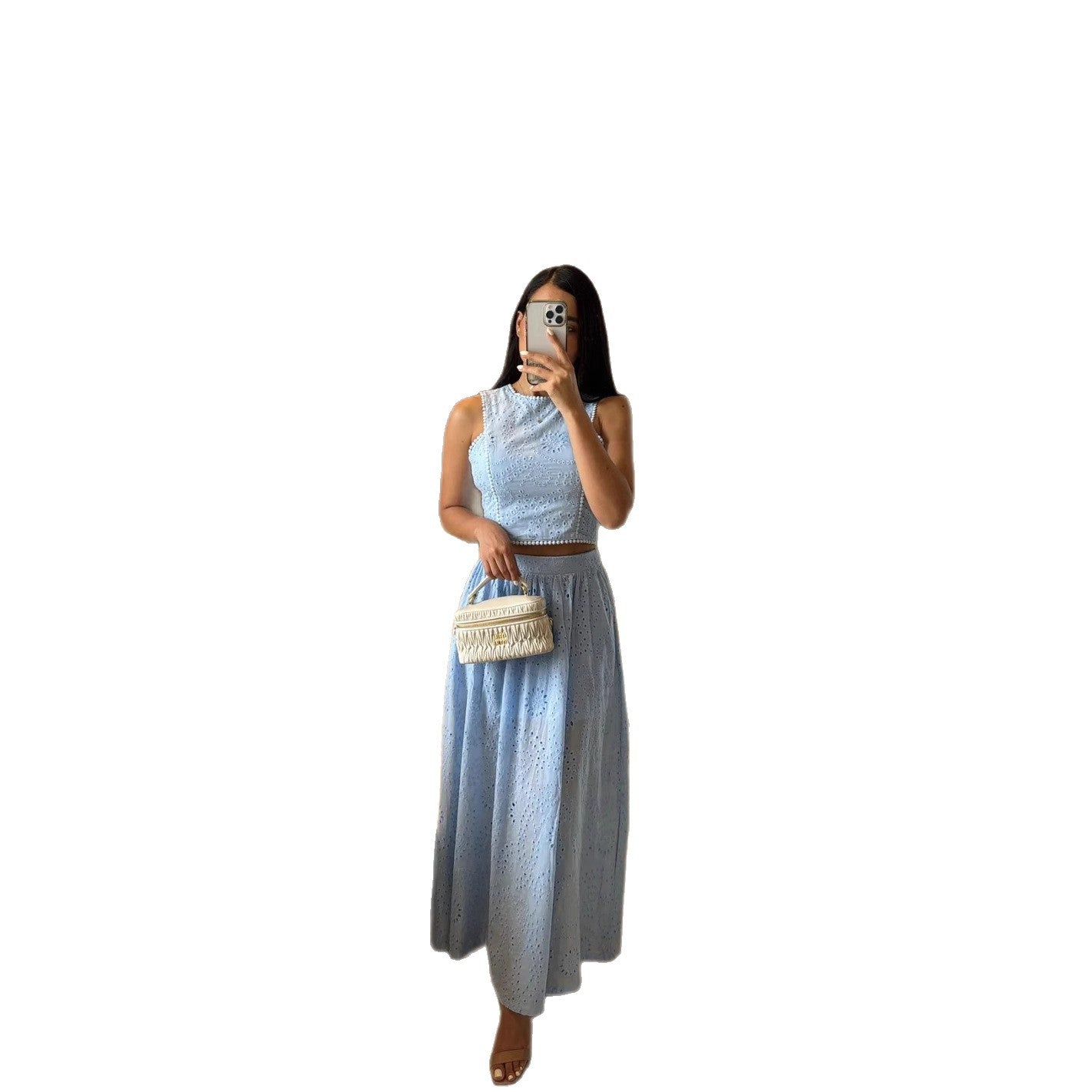 Pretty Lace Vacation Loose Casual Two-piece Suits