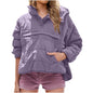 Women's Unique Glamorous Classic Zipper Warm Coats
