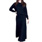 Solid Color High Waist Pleated Dress Dresses