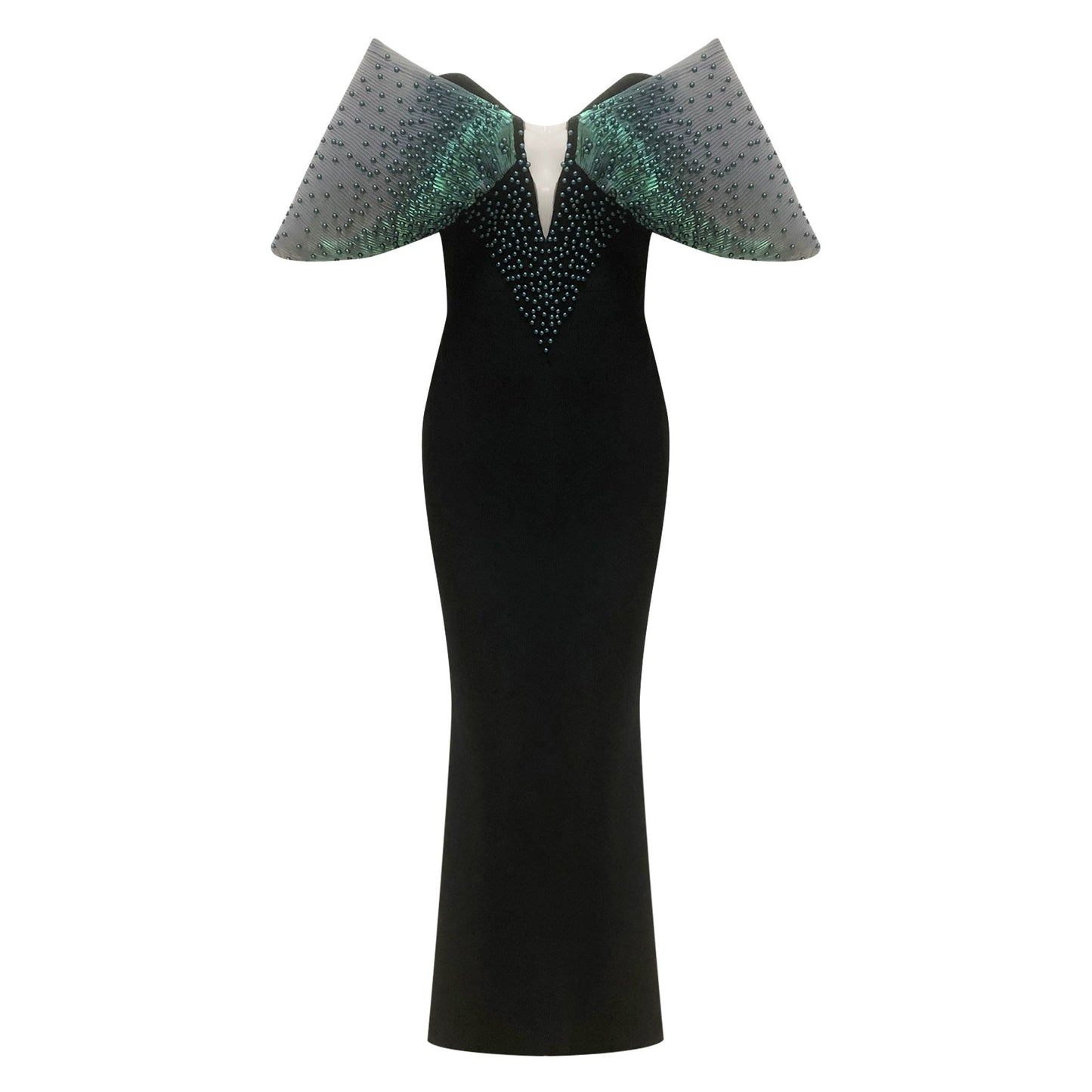 Women's Waist Shawl Fashion Dress Pearl Slimming Elegant Dresses