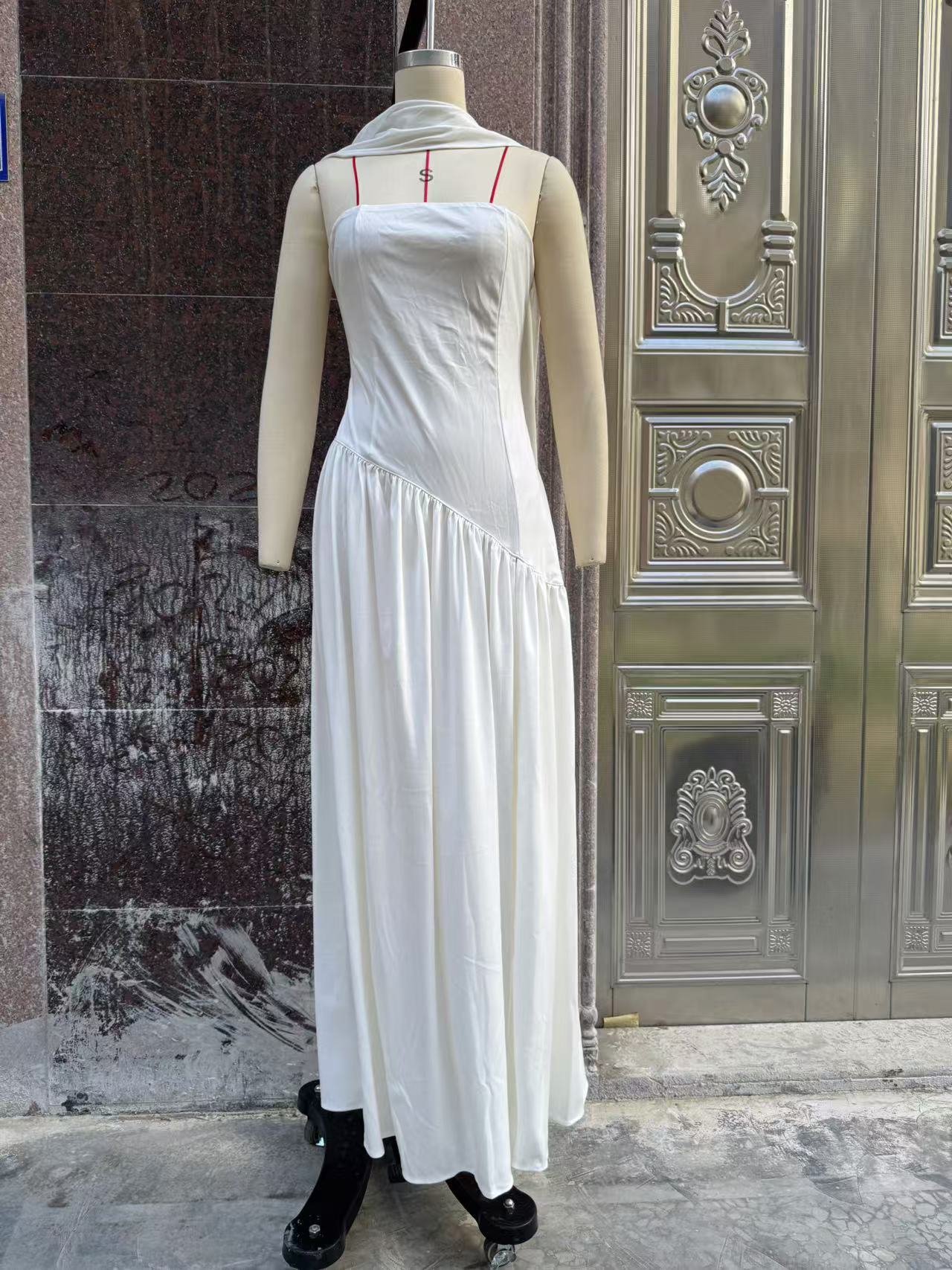 Spring Solid Color Sleeveless Tube Backless Tops
