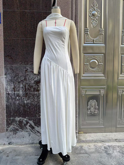 Spring Solid Color Sleeveless Tube Backless Tops