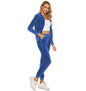 Veet Hooded Sports Casual Sweatshirt Two-piece Suits