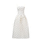 Women's Fitted Waist Polka Dots Printed French Dresses