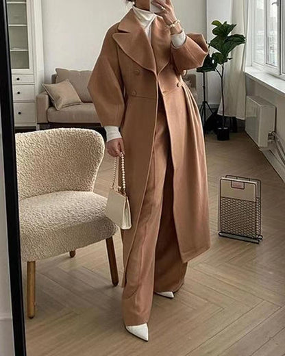 Vintage Court Style Lantern Sleeve Large Coats