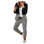 Women's Slouchy Casual Fashion Set Small Suits
