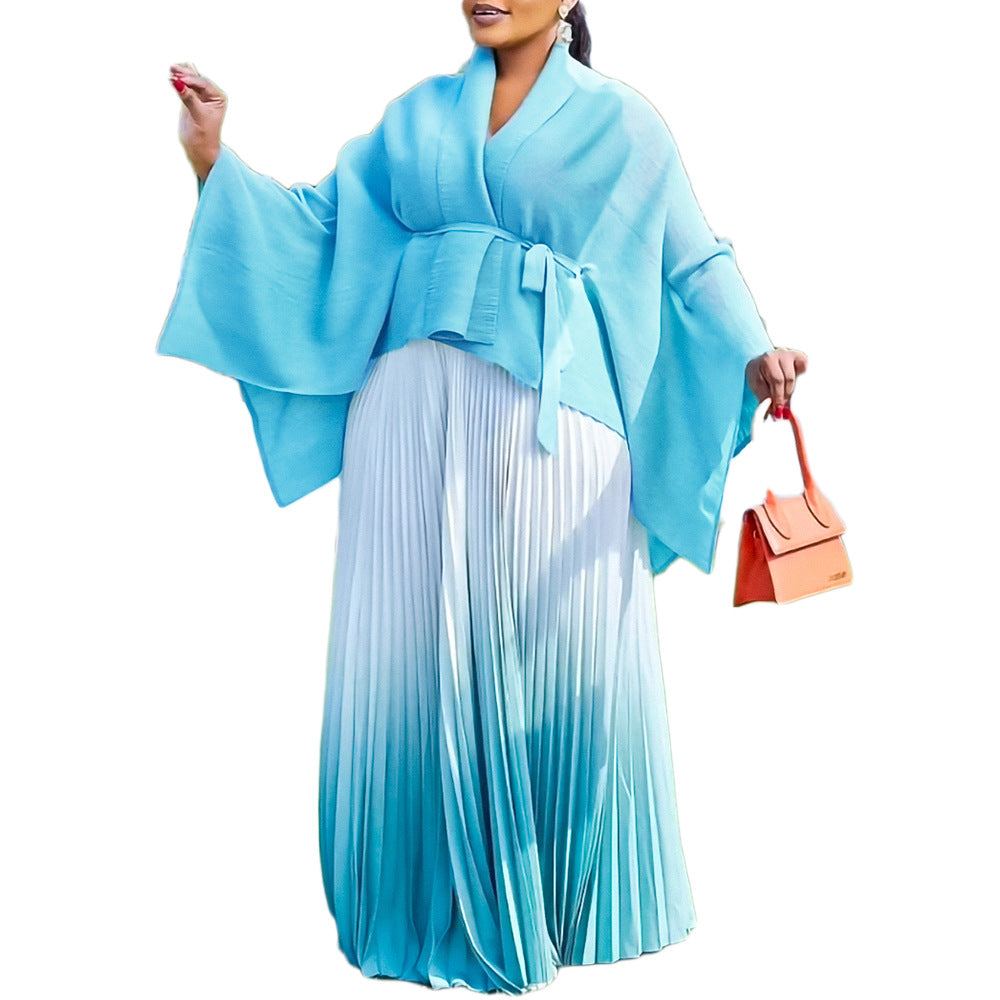 Women's Autumn Large Fashionable Elegant Batwing Sleeve Suits