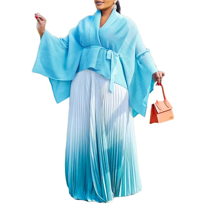 Women's Autumn Large Fashionable Elegant Batwing Sleeve Suits