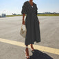 Women's Stylish Temperament Long Sleeves Solid Color Coats