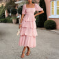 Women's Temperament Leisure Elegant Cake Dress Puff Dresses