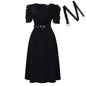 Women's Fashionable Pleated Elegant Large Swing Dress Dresses