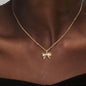 Women's Bow Stylish Simple Personality Gold Clavicle Necklaces