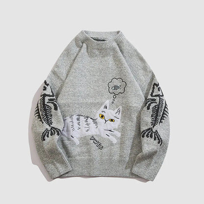 Women's & Men's & Street Gothic Autumn Pullover Knitwear