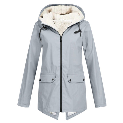 Casual Fleece Outdoor Mountaineering Hooded Waterproof Coats